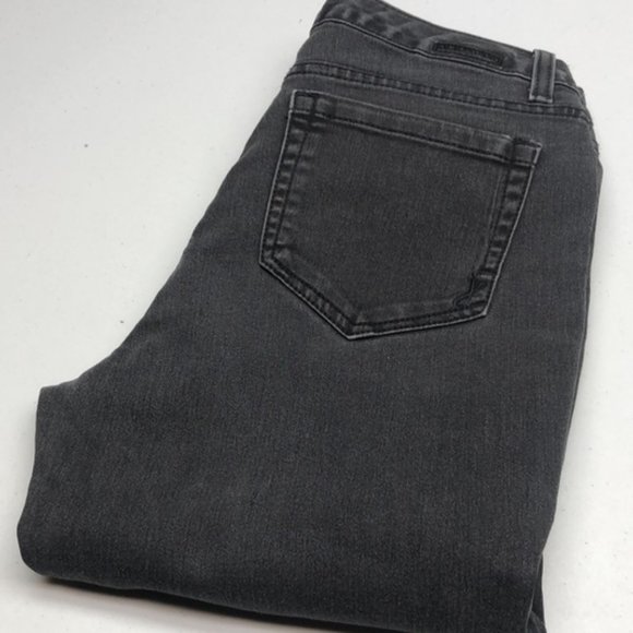PREMIUM JONES NEW YORK GRAYWASH SUTTON STRAIGHT JEANS 6/28x30 ⭐ - Picture 1 of 9